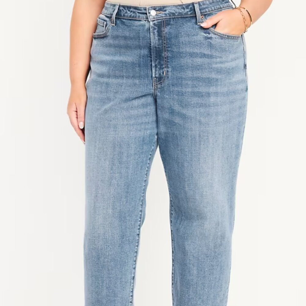 High-Waisted OG Loose Jeans - Old Navy - Size 26